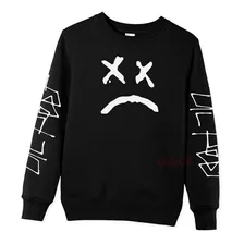 Sudadera Sin Gorro Lil Peep Sad Face Rap Rapper Hip Hop