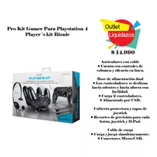 Pro Kit Gamer Para Playstation 4 Bionic