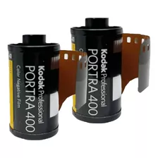Pelicula Kodak Portra Asa 400 2 Rollos Negativa En Color 
