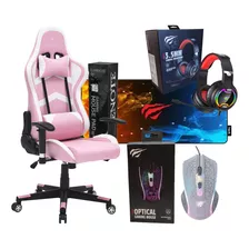 Combo Kit Gamer Silla + Mousepad + Auriculares + Mouse Play