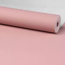 Papel De Parede Lavável Texturizado 3d Grafiato Rosa + Cola