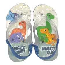 Chinelo Bebê Buzzy Sandália Infantil Dinos Meninos Bz010 