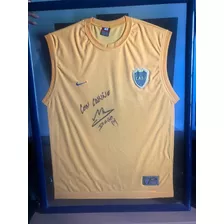 Camiseta Boca Firmada Por Diego Maradona