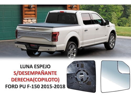 Luna Espejo S/desemp C/mirilla Ford F-150 2015-2018 Derecha Foto 2