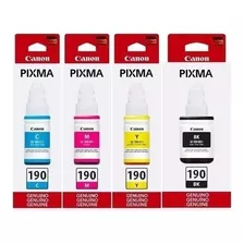 Tinta Para Canon Gl-190 G-3111 G3111 G4111 G4100 4 Cores