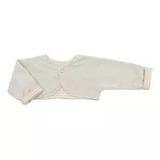 Casaco Bolero Infantil Cinza/creme Be Little