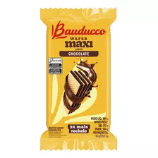 Biscoito Wafer Maxi Recheado Chocolate Bauducco 104g