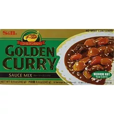 Curry Japones Verde S & B Golden Curry Sauce Mix, Medio 220g