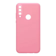 Capa Anti Impacto Vitor Cases Anti Shock, Protetora, Resistente, Aveludada Atacado, Silicone Rosa Com Design Liso Para Asus Zenfone Zenfone Max Pro Zb631kl De 1 Unidade