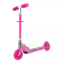 Patinete Menina Menino Rosa Radical 3 Anos C/freio E 2 Rodas