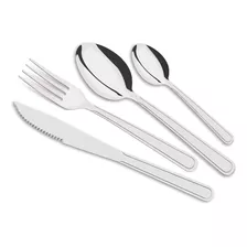 Set Cubiertos Acero Inox Tramontina Premium X24 Piezas Hogar