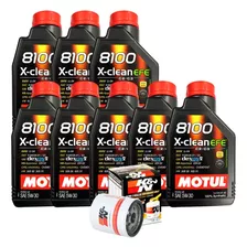 Óleo Motul 8100 5w30 + Filtro K&n Chevrolet Camaro Ss 6.2 V8