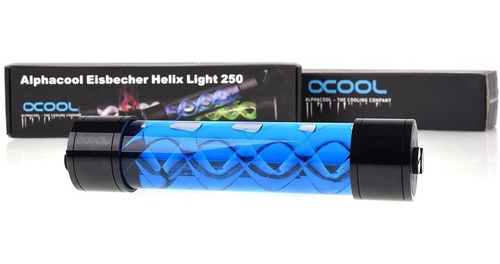 Reservorio Alphacool Helix Light Eisbecher 250mm Azul 