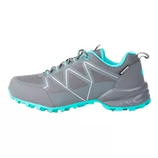 Zapatilla Trekking Mujer Tikal Gris Discovery