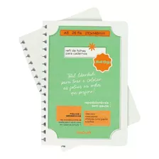 Refil Folhas Caderno A5 Reposicionável Sketchbook 240g 25fls