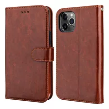 Bocasal Compatible Con iPhone 12 Pro Max Wallet Case Con Tar