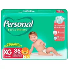 Fralda Personal Soft & Protect P 44 M 44 G 38 Xg 36 Xxg 30