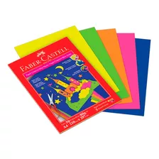 Papel Criativo A4 Max Neon 50 Folhas Faber Castell