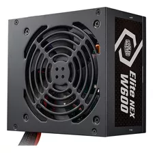 Fuente De Poder Cooler Master Elite Nex 600w 80 Plus White