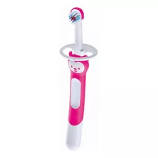 Escova De Dente Bebê Mam Training Brush Rosa 5+ Meses