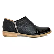 Zapatos Mujer Cuero Vegano Chatitas Charritos Bota Mocasín 