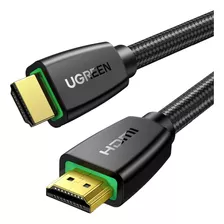 Cabo De Vídeo Ugreen Hdmi Macho/macho 4k-60hz 50cm Preto