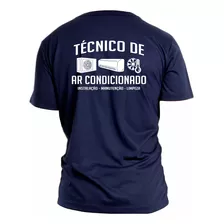 Kit 3 Camisetas Uniforme Técnico De Ar Condicionado Autônomo