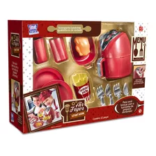 Kit Air Fryer + Litlle Chef Kids +2 Brinquedos Infantil 