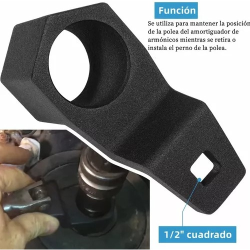 Llave Para Polea Cigueal Damper De Honda Acura Foto 5