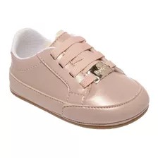 Tenis Infantil Feminino Bebe Pérola 4132bk