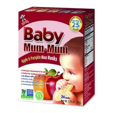 Baby Mum Mum Galleta De Arroz Sabor Manzana/calabaza 50 Gr