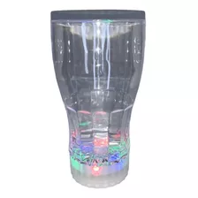 3 Vaso Luz Coca Plastico Led Colores Fiesta