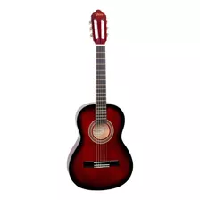 Guitarra Clasica Valencia Vc103 3/4 Red Color Rojo Orientación De La Mano Diestro