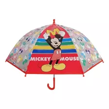 Paraguas Infantil 17 Mickey Mouse Transparente Niño Lluvia