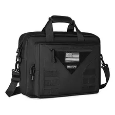 Mosiso Tactical Laptop Messenger Bandolera, 15-16 Pulgadas, 