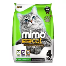 Areia P/gato Higiênica Granulado Sanitário Mimocat Limão 4kg