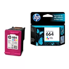 Cartucho Color 664 Original Para Hp 2135 2675 3775 3787 4535