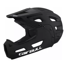 Casco Bicicleta Mtb Dh Integral Cairbull Discovery 520g Ce Negro 54-61