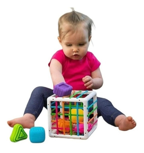 Juego Didáctico Cubo Sensorial Bebé Estimulación Temprana