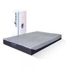 Colchón Individual Udream Memory Foam Gel En Caja Evolution