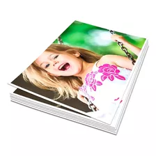 Papel Fotográfico Glossy Resistente À Água 120gr A4 500 Fls Cor Branco