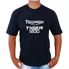 Camisa Camiseta Tiger 1200 Triumph Moto 100% Algodão