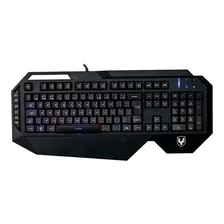 Teclado Gamer Falcon Goliator F2000 Led Rgb Semi Mecanico