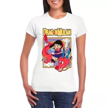 Playera Alusiva A Mulan/dragon Ball 