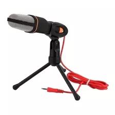 Microfone Condensador Com Tripé [b-max] Para Gravações Video