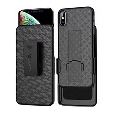 Funda Para iPhone XR, Combo Shell Holster Case Carcasa 