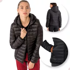 Jaqueta Feminina Bobojaco Impermeável Nylon Gominho Puffer