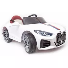 Bmw S4 Motorizada Infantil Carro Elétrico C/controle Luz Som Voltagem Do Carregador 110v/220v Cor Branco