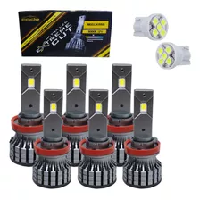 6 Lâmpadas Ultra Led Extreme Cut Farol Alto Baixo Milha 6k