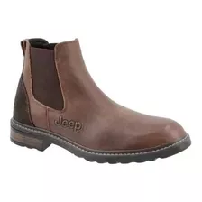 Bota Botin Jeep Hombre 20101 Ika Piel Chelsea Roble Cerrado 